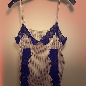 Banana Republic silk polka dot cami